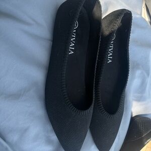 Classic Black Flats Comfortable Loafers